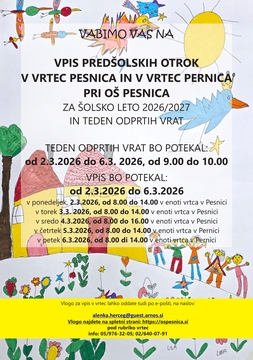 vrtec Pesnica in Pernica pri OŠ Pesnica_plakat_ vpis v vrtec šol.l. 2026-27_page-0001